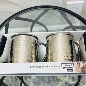 Stainless Steel Mugs - Silver Barware, Drink Ware, Beer Mugs - New